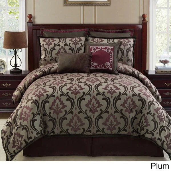 Latex - filled comforters with a bouncy texture and good supportVCNY Winchester 12-piece Comforter Set