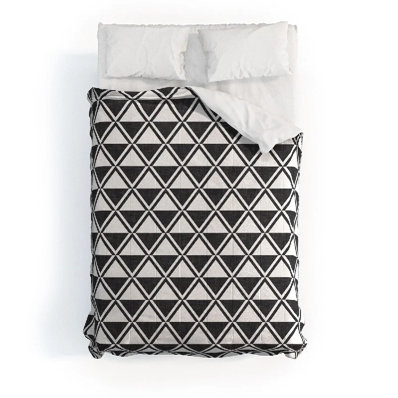 Microfiber - filled comforters that are lightweight and easy to care forLittle Arrow Design Co Bodhi Geo Diamonds Black Made To Order Full Comforter Set Microfiber - filled comforters that are lightweight and easy to care forLittle Arrow Design Co Bodhi Geo Diamonds Black Made To Order Full Comforter Set