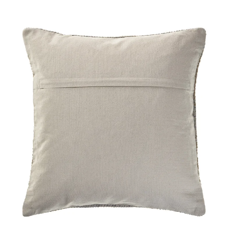 Back Support Pillows for Office Chairs20" X 20" Beige And Grayish Blue 100% Cotton Geometric Zippered Pillow Back Support Pillows for Office Chairs20" X 20" Beige And Grayish Blue 100% Cotton Geometric Zippered Pillow