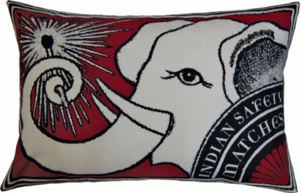 Feather Pillows for a Luxurious SleepMatch Co Elelephant Print Pillow Design by Koko & Co