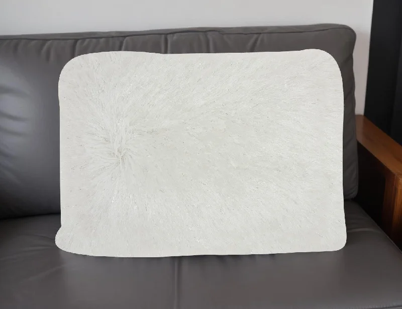 Cooling Pillows for Hot SleepersWhite Super Shaggy  Throw Pillow