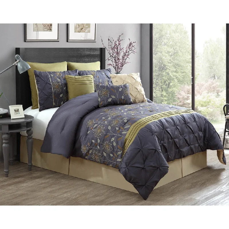 Down - filled comforters for supreme warmth and lightnessVCNY Prairie 9-piece Comforter Set