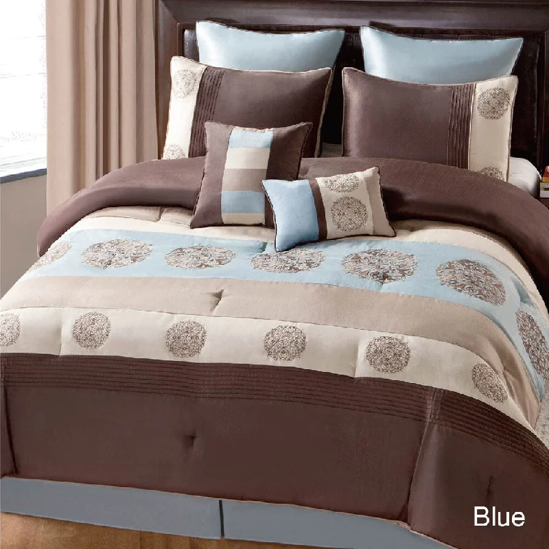 Cotton - filled comforters for a breathable and natural sleep experienceVCNY Milano 8-piece Comforter Set