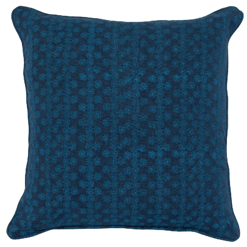 Adjustable Pillows for Customized ComfortOphelia Navy Parisian Blue Pillow