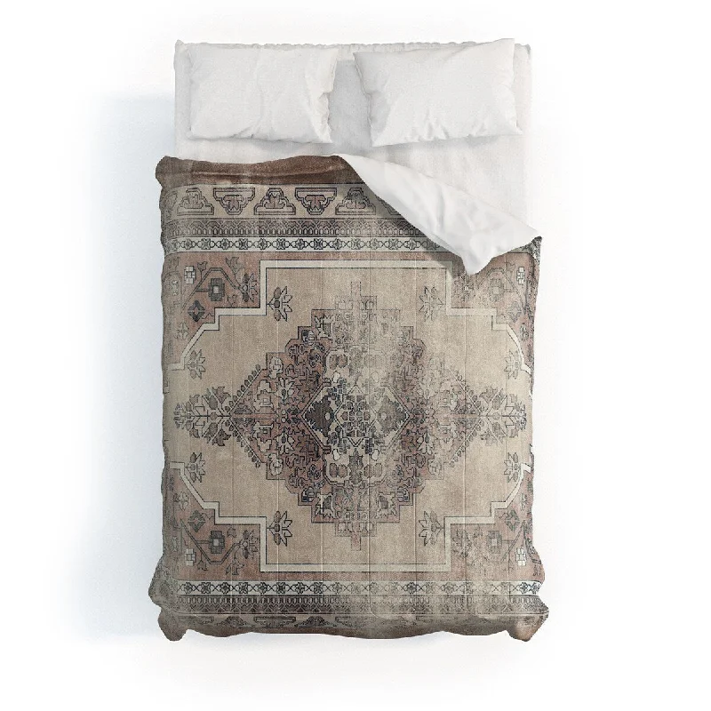 Cotton - filled comforters for a breathable and natural sleep experienceLittle Arrow Design Co Turkish Floral Warm Neutrals Made To Order Full Comforter Cotton - filled comforters for a breathable and natural sleep experienceLittle Arrow Design Co Turkish Floral Warm Neutrals Made To Order Full Comforter
