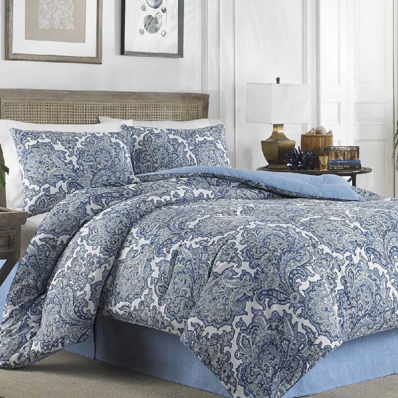 Down - filled comforters for supreme warmth and lightnessTommy Bahama Fenders Bay 4-piece Comforter Set