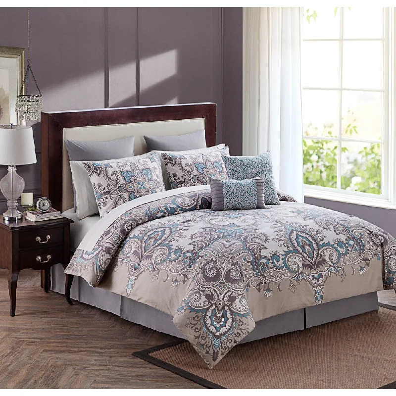 Wool - filled comforters with natural moisture - wicking and temperature - regulating featuresVCNY Istanbul 12-piece Comforter Set
