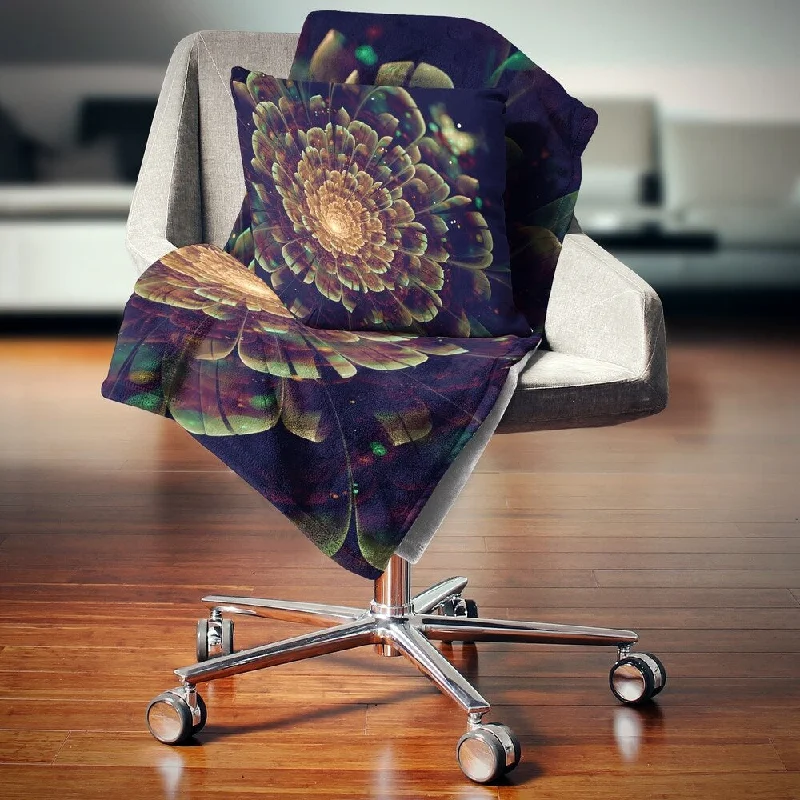 Wool blankets with natural warmth and insulationDesignart 'Orange Fractal Flower' Abstract Throw Blanket Wool blankets with natural warmth and insulationDesignart 'Orange Fractal Flower' Abstract Throw Blanket