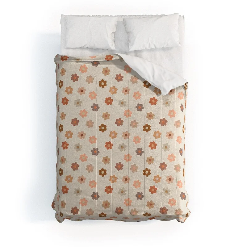 King - size comforters to fit large king - sized beds perfectlyIveta Abolina Medium Daisies Terracotta Made To Order Full Comforter Set King - size comforters to fit large king - sized beds perfectlyIveta Abolina Medium Daisies Terracotta Made To Order Full Comforter Set