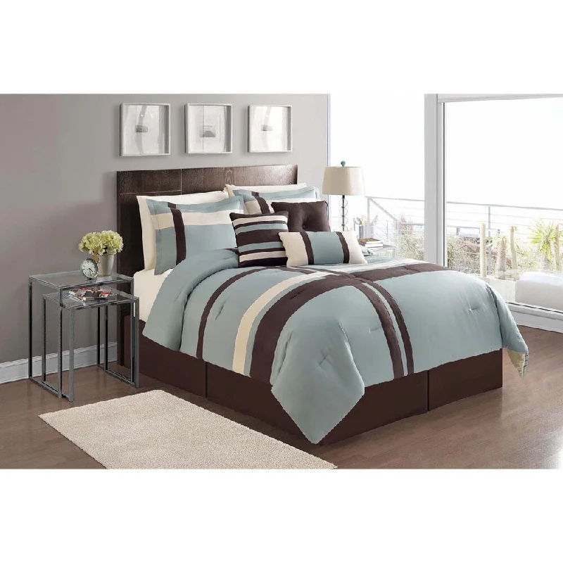 Goose down comforters known for their superior quality and insulationVCNY Berkley 7-piece Comforter Set Goose down comforters known for their superior quality and insulationVCNY Berkley 7-piece Comforter Set