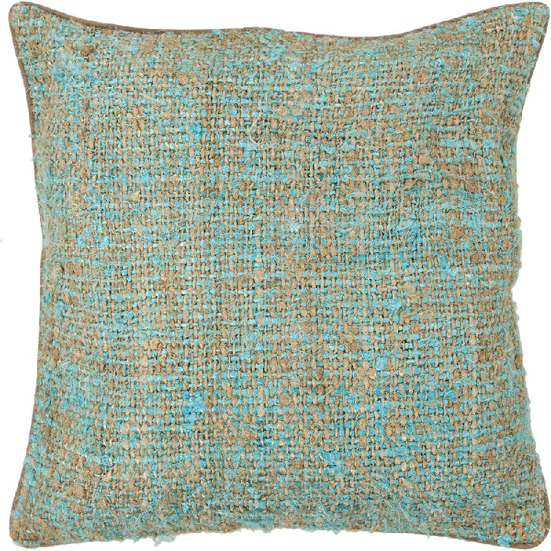 Memory Foam Pillows for Neck SupportSilk Pillow in Blue & Natural