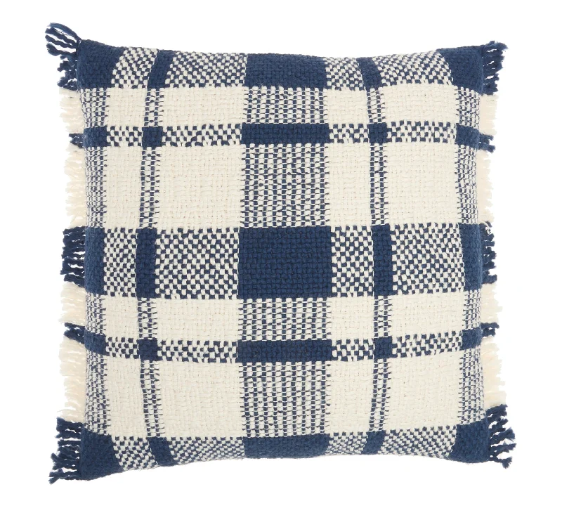 Feather Pillows for a Luxurious SleepNavy Plaid Pillow