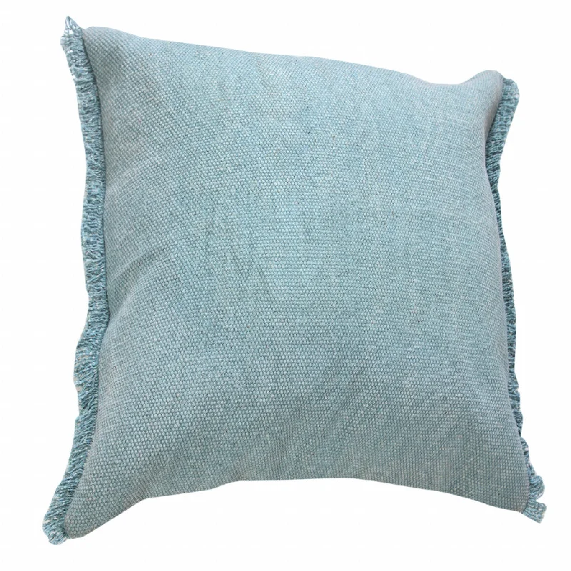 Pregnancy Pillows for Expectant Mothers20" X 20" Corydalis Blue And Light Blue 100% Cotton Zippered Pillow