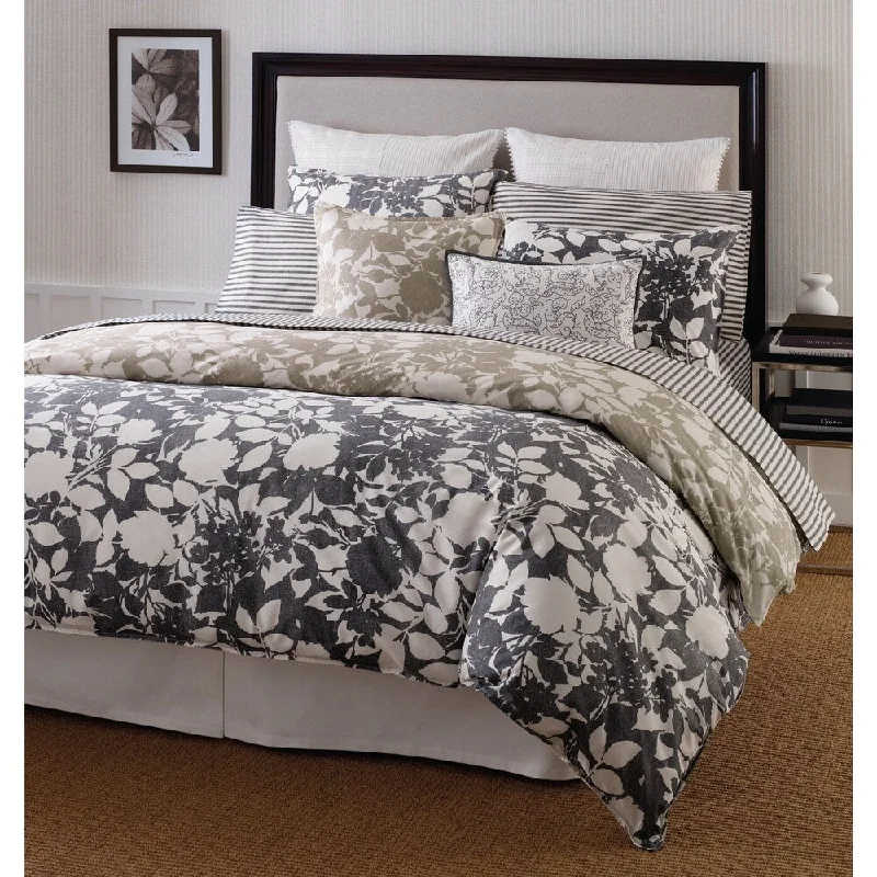 Goose down comforters known for their superior quality and insulationTommy Hilfiger Montclair 3-piece Reversible Comforter Set