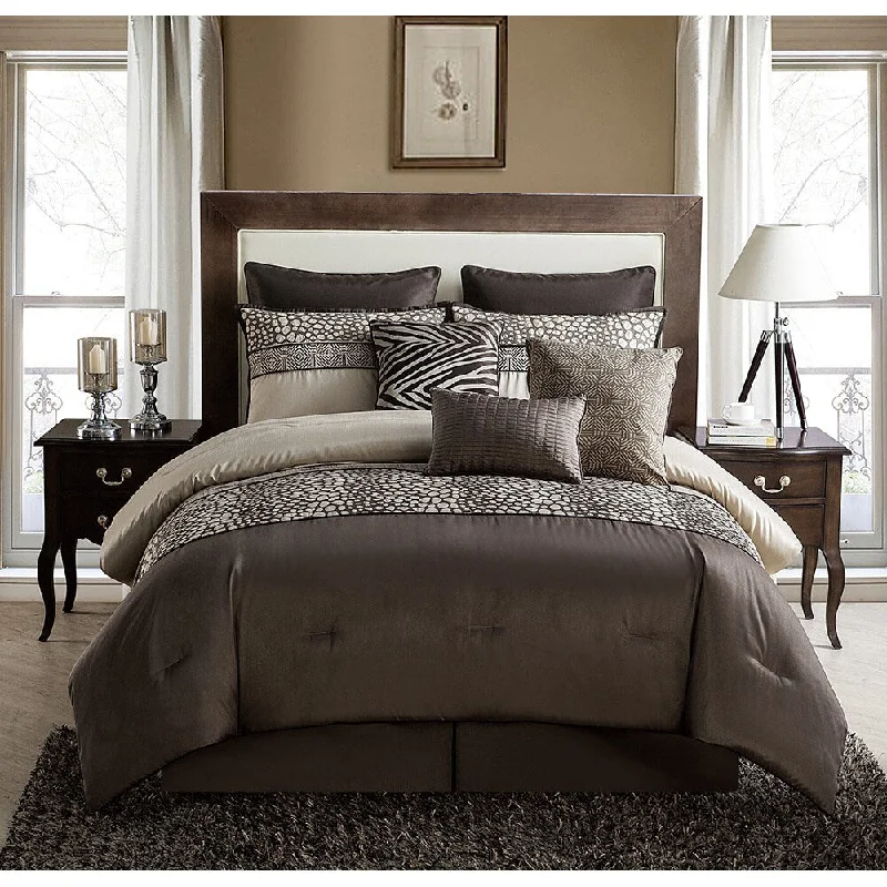 King - size comforters to fit large king - sized beds perfectlyVCNY Mali Reversible Comforter Set