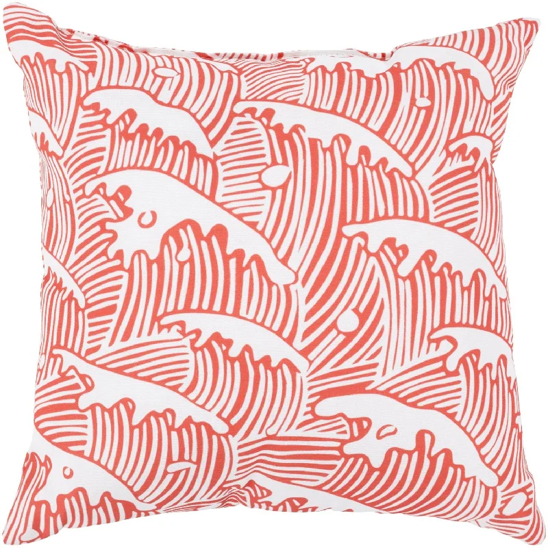 Soft and Fluffy Pillows for Bedroom ComfortRain Coral & Ivory Pillow