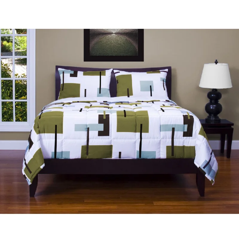 Duck down comforters with a softer feel and good warmth retentionReconstruction 3-pc Comforter Set