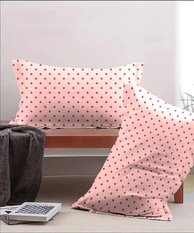 Hypoallergenic Pillows for Allergy SufferersUrban Comfort Pillow Covers Set, 144 Tc,Party Mood Pink