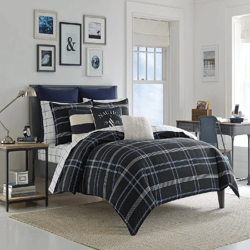 King - size comforters to fit large king - sized beds perfectlyNautica Allston Comforter Set