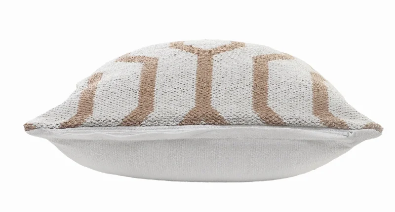 Cooling Pillows for Hot Sleepers20" X 20" White And Tan 100% Cotton Geometric Zippered Pillow Cooling Pillows for Hot Sleepers20" X 20" White And Tan 100% Cotton Geometric Zippered Pillow