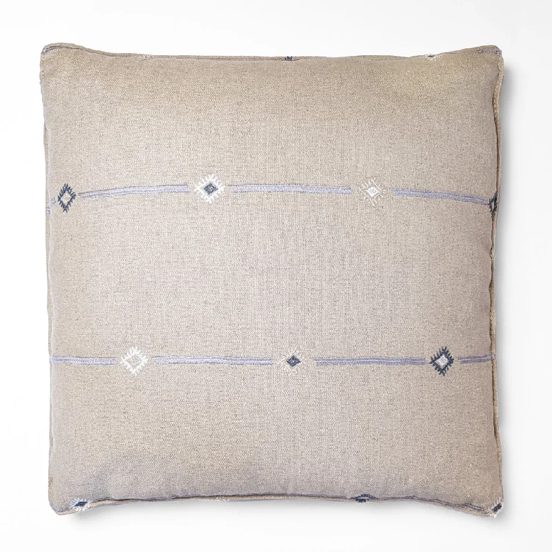 Kids Pillows with Fun DesignsSand with Blues Handstitched Pillow I