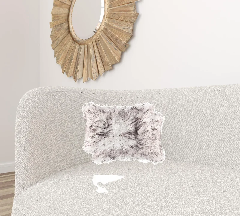Hypoallergenic Pillows for Allergy Sufferers12" X 20" X 5" Gradient Chocolate Faux  Pillow 2 Pack