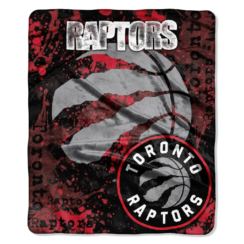Silk blankets with a smooth and elegant touchNBA 670 Raptors Dropdown Raschel Throw