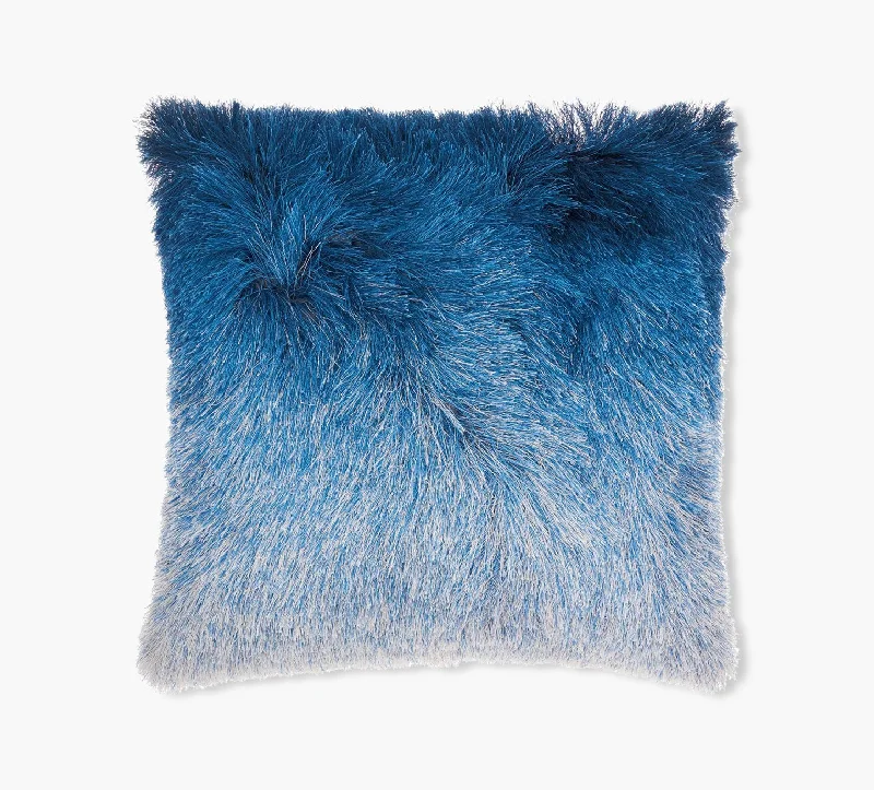 Back Support Pillows for Office ChairsIndigo Shag Pillow 20 x 20