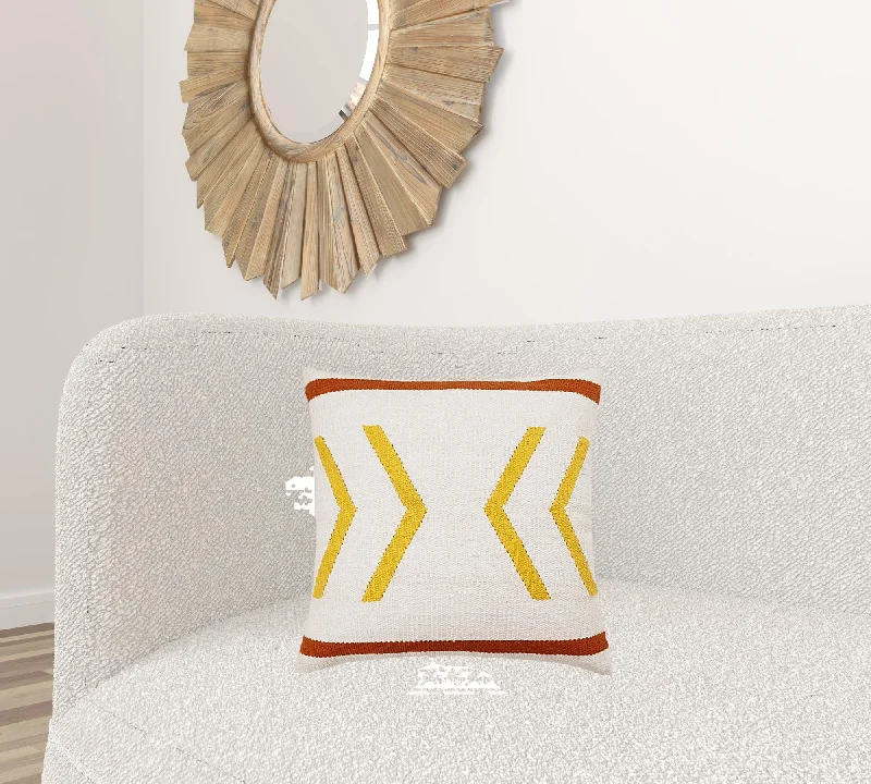 Pregnancy Pillows for Expectant Mothers20" X 20" White Yellow And Red Orange 100% Cotton Chevron Zippered Pillow Pregnancy Pillows for Expectant Mothers20" X 20" White Yellow And Red Orange 100% Cotton Chevron Zippered Pillow