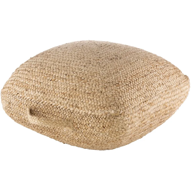 Travel Pillows for Long JourneysZiya Woven Floor Pillow in Khaki