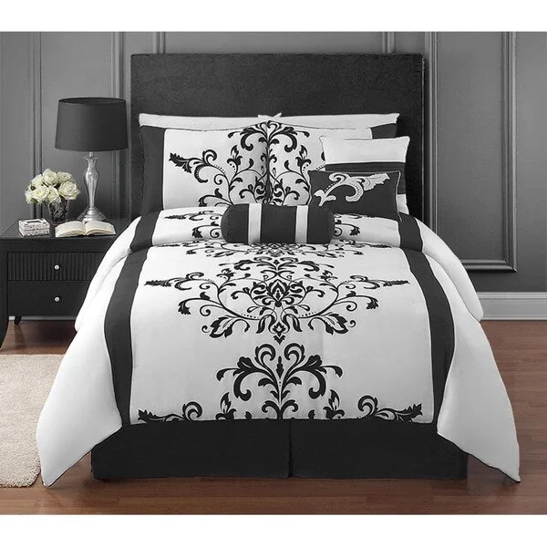 Duck down comforters with a softer feel and good warmth retentionVCNY Camille 7-piece Comforter Set