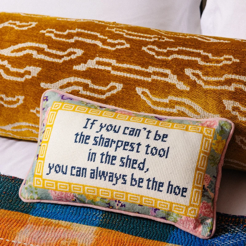 Velvet Pillows for a Touch of EleganceSharpest Tool Needlepoint Pillow