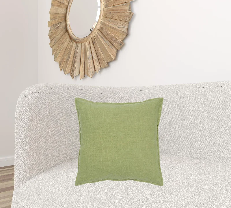 Soft and Fluffy Pillows for Bedroom ComfortLime Green Flange Edged Modern Throw Pillow Soft and Fluffy Pillows for Bedroom ComfortLime Green Flange Edged Modern Throw Pillow