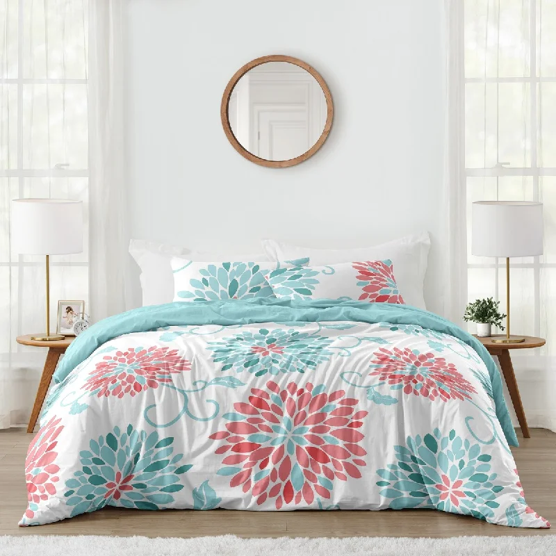 Cotton - filled comforters for a breathable and natural sleep experienceSweet Jojo Designs Emma 3-piece Full/ Queen-size Comforter Set