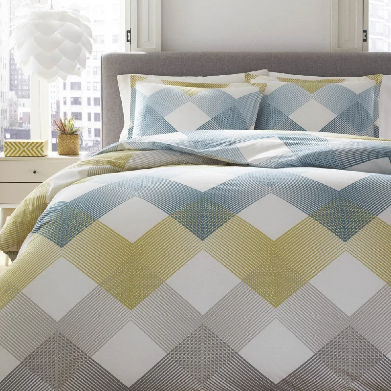 Wool - filled comforters with natural moisture - wicking and temperature - regulating featuresCity Scene Remy Cotton Comforter Set