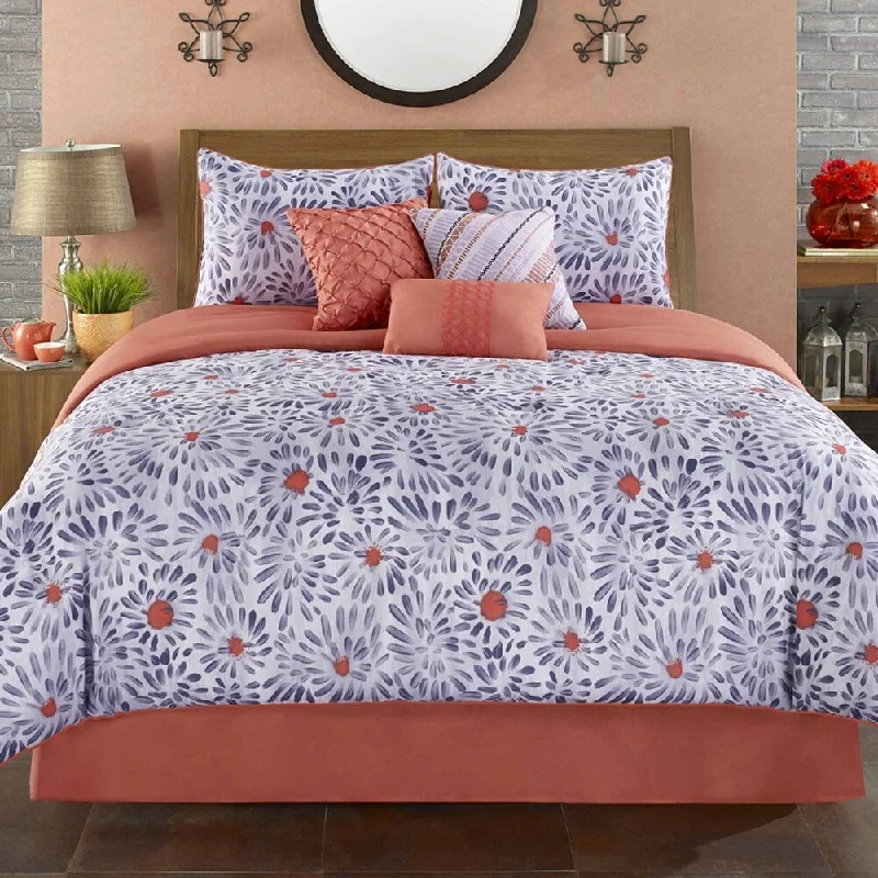 Synthetic - filled comforters like polyester for affordability and hypoallergenic propertiesCasa Mia Santa Marta 7-piece Comforter Set