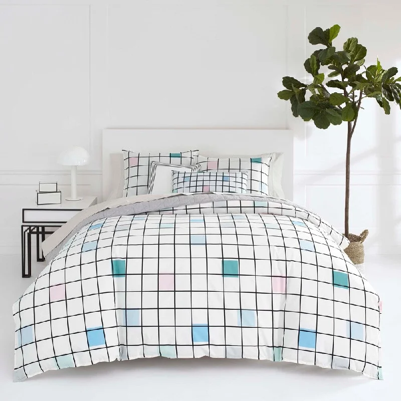 Cotton - filled comforters for a breathable and natural sleep experienceNow House by Jonathan Adler Paintbox Cotton Comforter Set