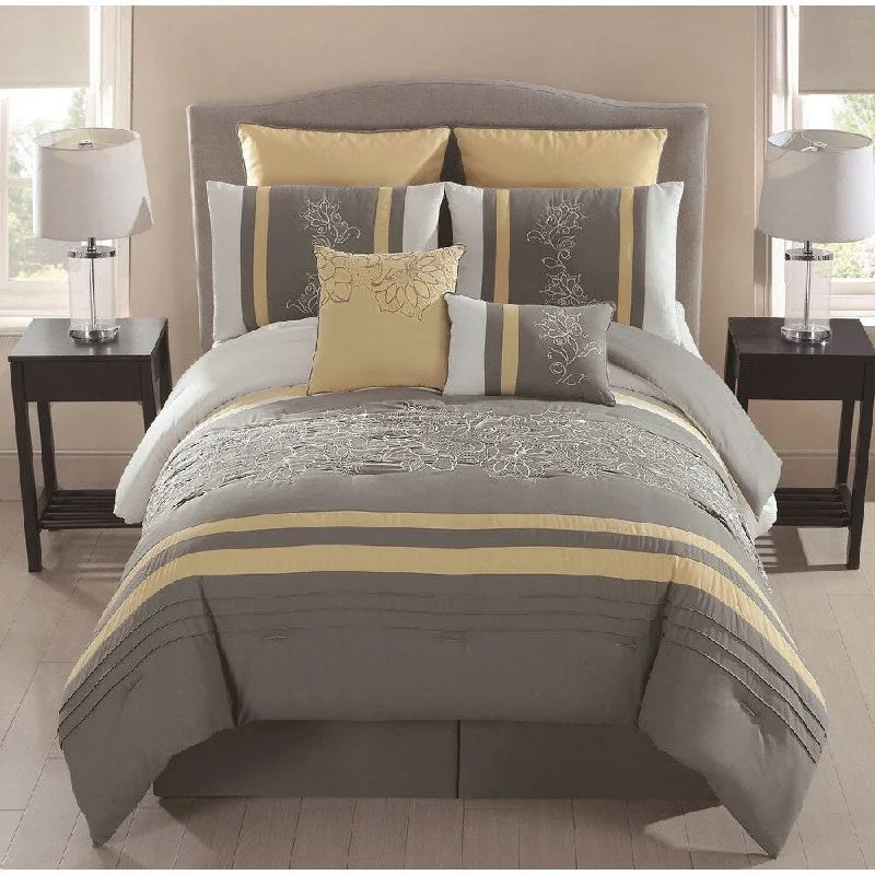 Cotton - filled comforters for a breathable and natural sleep experienceEmmerson 8-piece Comforter Set