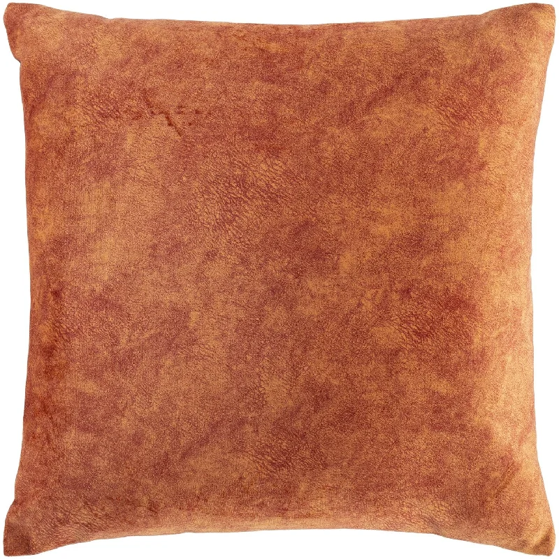 Pregnancy Pillows for Expectant MothersCollins Velvet Square Pillow Rust, Burnt Orange