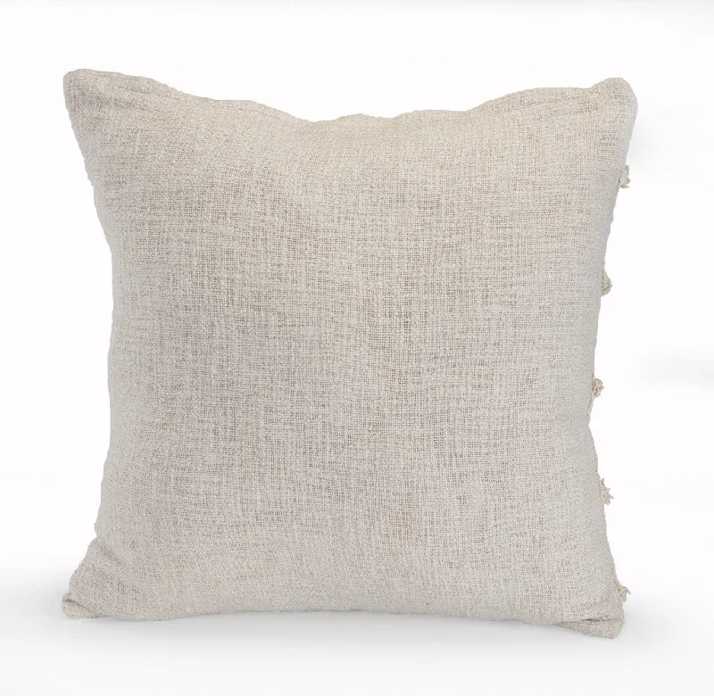Velvet Pillows for a Touch of Elegance20" X 20" Birch 100% Cotton Zippered Pillow