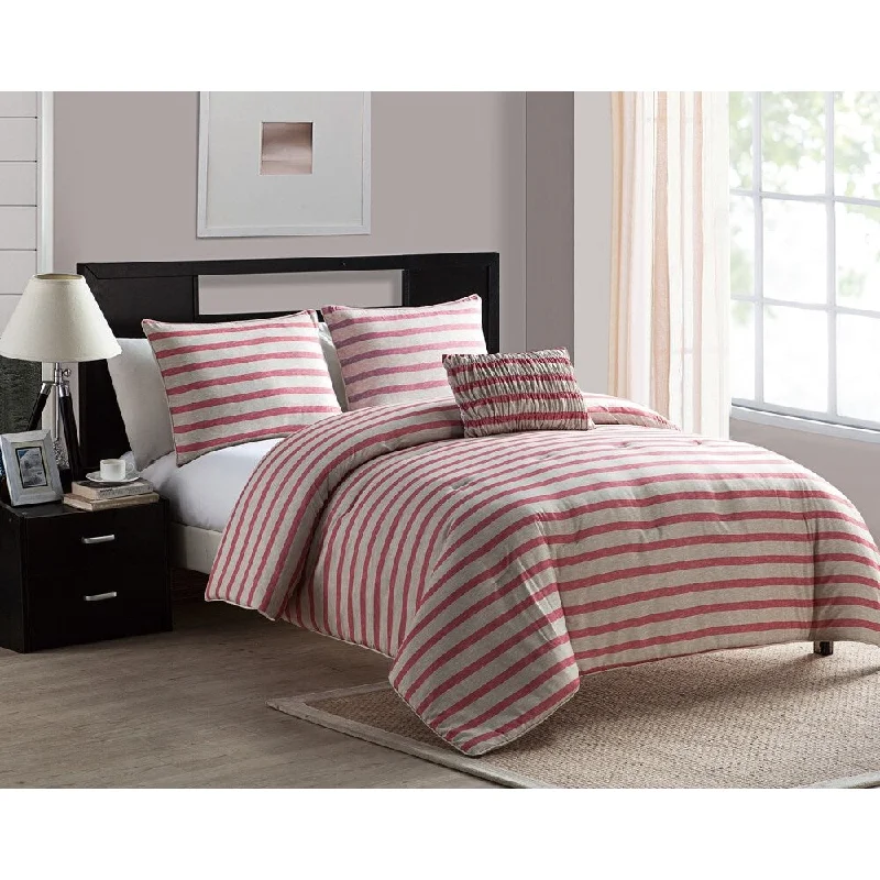 Wool - filled comforters with natural moisture - wicking and temperature - regulating featuresVCNY Ella 4-piece Comforter Set