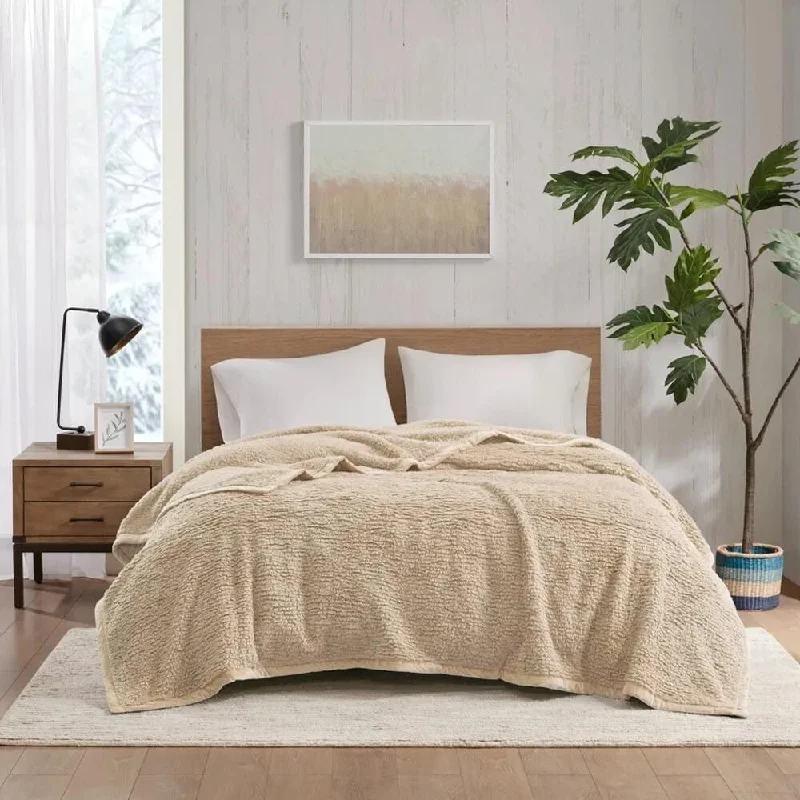 King - size blankets to cover large beds comfortablyTwin Cozy Soft Velvet Binding Berber Solid Blanket Tan King - size blankets to cover large beds comfortablyTwin Cozy Soft Velvet Binding Berber Solid Blanket Tan