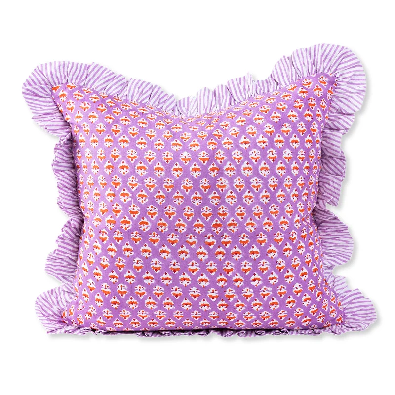 Feather Pillows for a Luxurious SleepRuffle Throw Pillow - Ambroeus