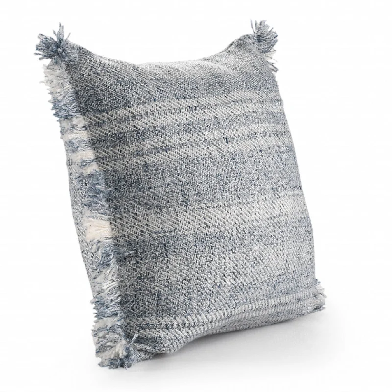 Cooling Pillows for Hot Sleepers20" X 20" Denim Blue And Ivory Polyester Striped Zippered Pillow Cooling Pillows for Hot Sleepers20" X 20" Denim Blue And Ivory Polyester Striped Zippered Pillow
