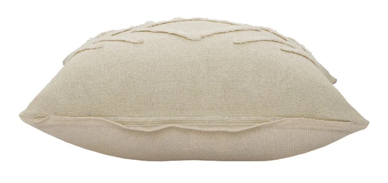 Decorative Pillows for Living Room Makeover20" X 20" Birch And White 100% Cotton Geometric Zippered Pillow