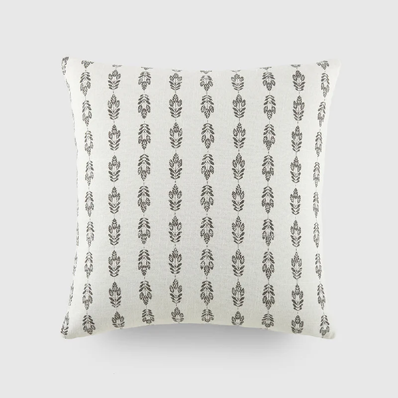 Silk Pillows for Smooth Skin and HairFolk Leaves Décor Throw Pillow