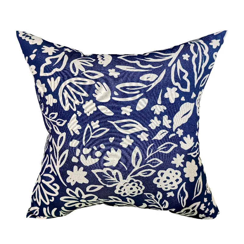 Floral Sketch Navy
