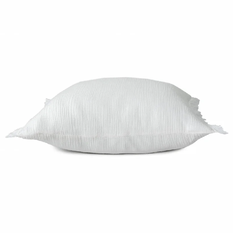 Velvet Pillows for a Touch of Elegance20" X 20" True White 100% Cotton Zippered Pillow