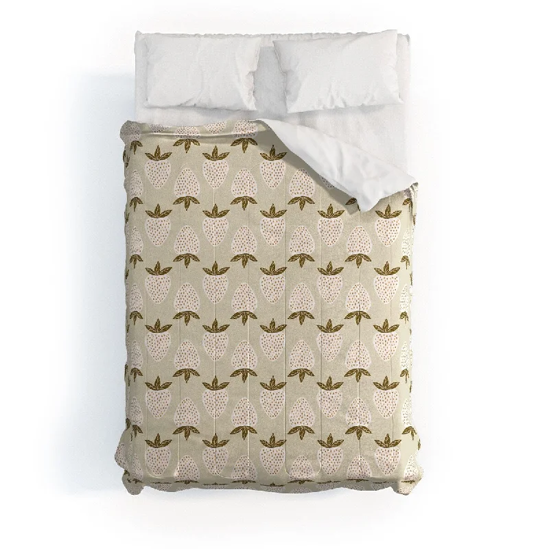 Down - filled comforters for supreme warmth and lightnessAvenie Spring Garden Strawberry Made To Order Full Comforter Down - filled comforters for supreme warmth and lightnessAvenie Spring Garden Strawberry Made To Order Full Comforter