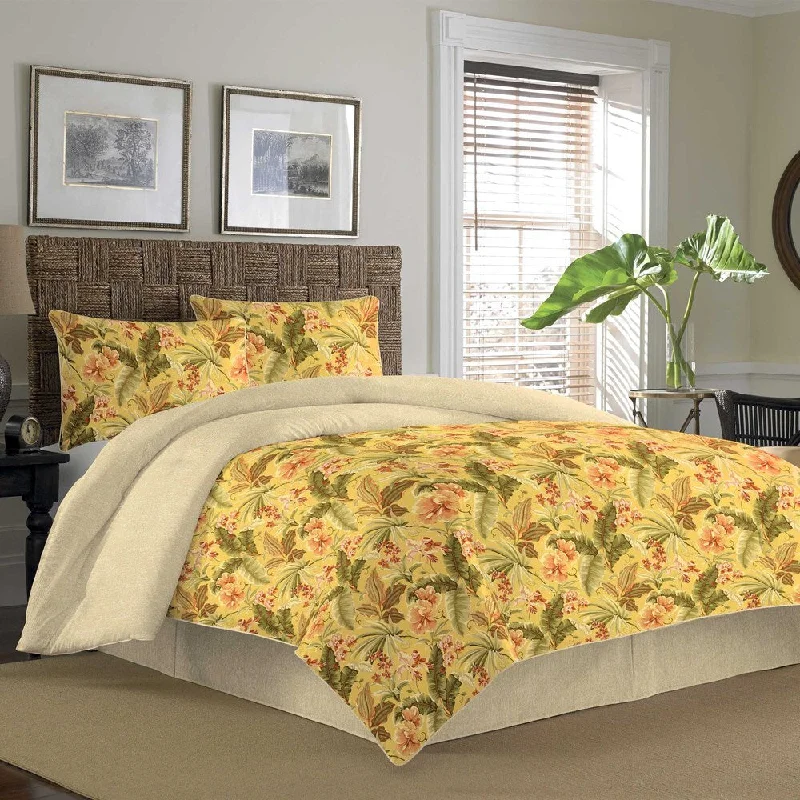 Silk - filled comforters for a luxurious and smooth touchTommy Bahama Key Largo Place 4-piece Reversible Comforter Set